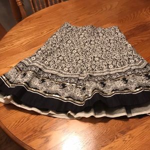 Girls fit and flare skirt